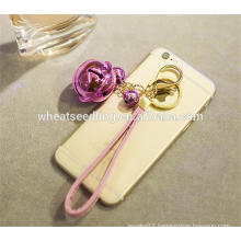 high quality supplier gift bell beautiful custom metal key chain